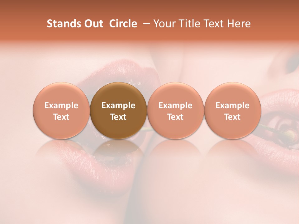 Sensuality Woman Babe PowerPoint Template