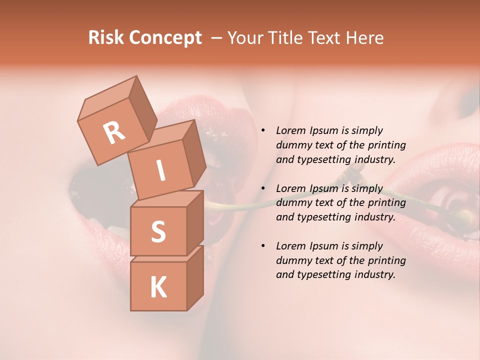 Sensuality Woman Babe PowerPoint Template