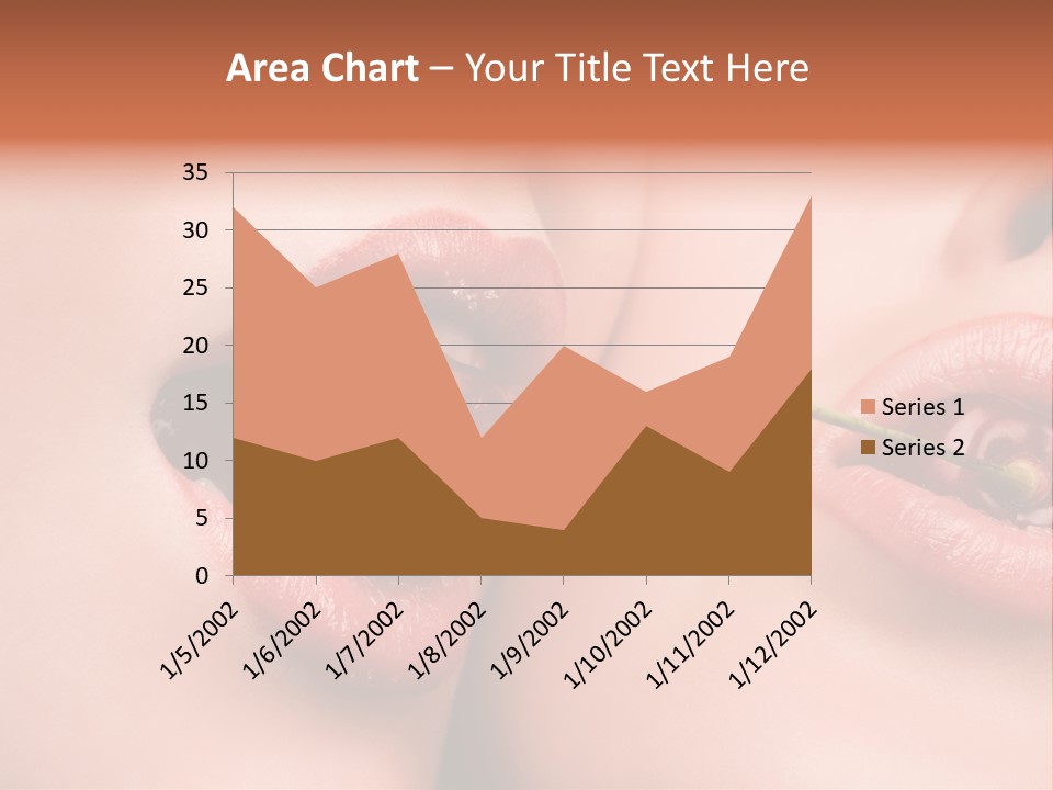 Sensuality Woman Babe PowerPoint Template