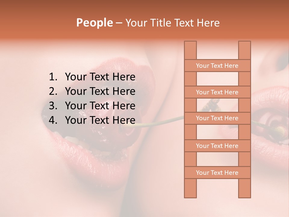 Sensuality Woman Babe PowerPoint Template