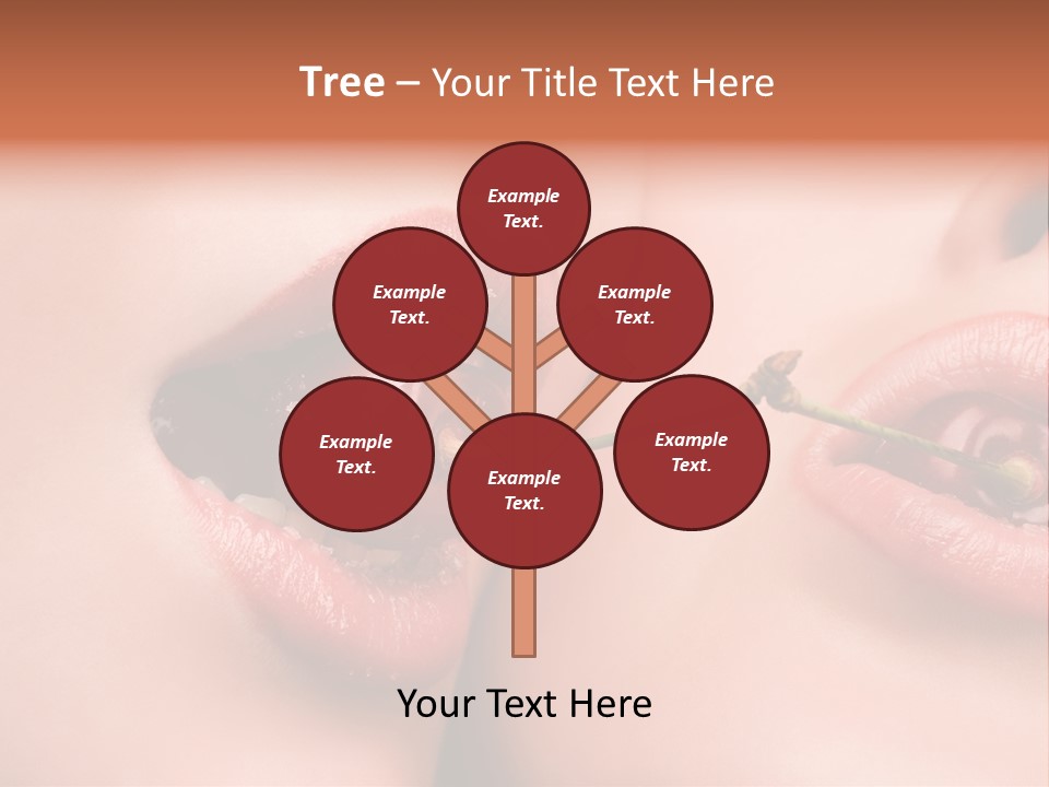 Sensuality Woman Babe PowerPoint Template