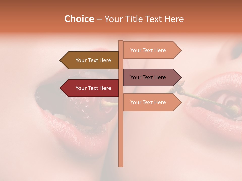 Sensuality Woman Babe PowerPoint Template