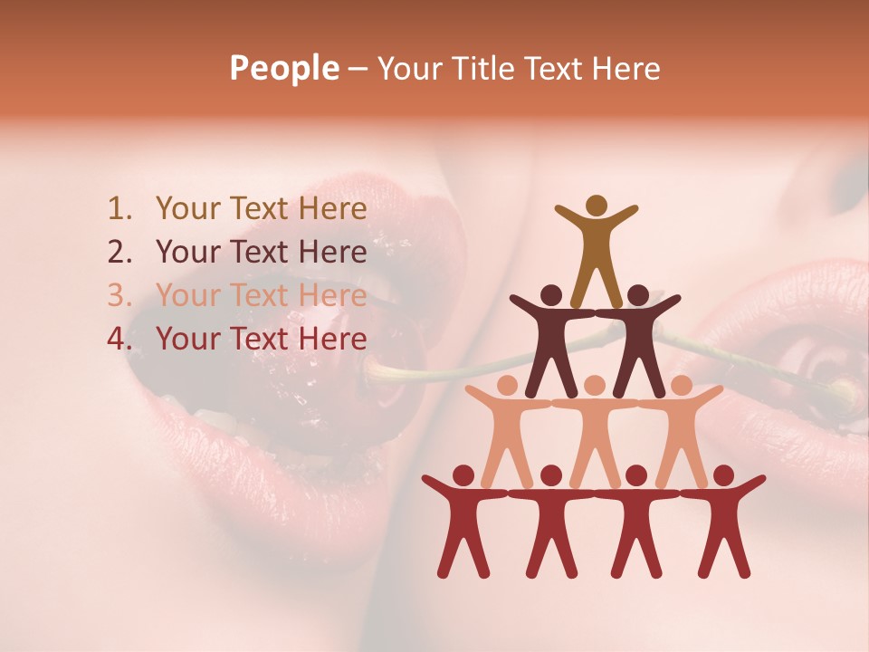 Sensuality Woman Babe PowerPoint Template