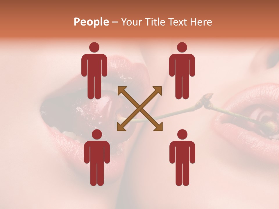 Sensuality Woman Babe PowerPoint Template