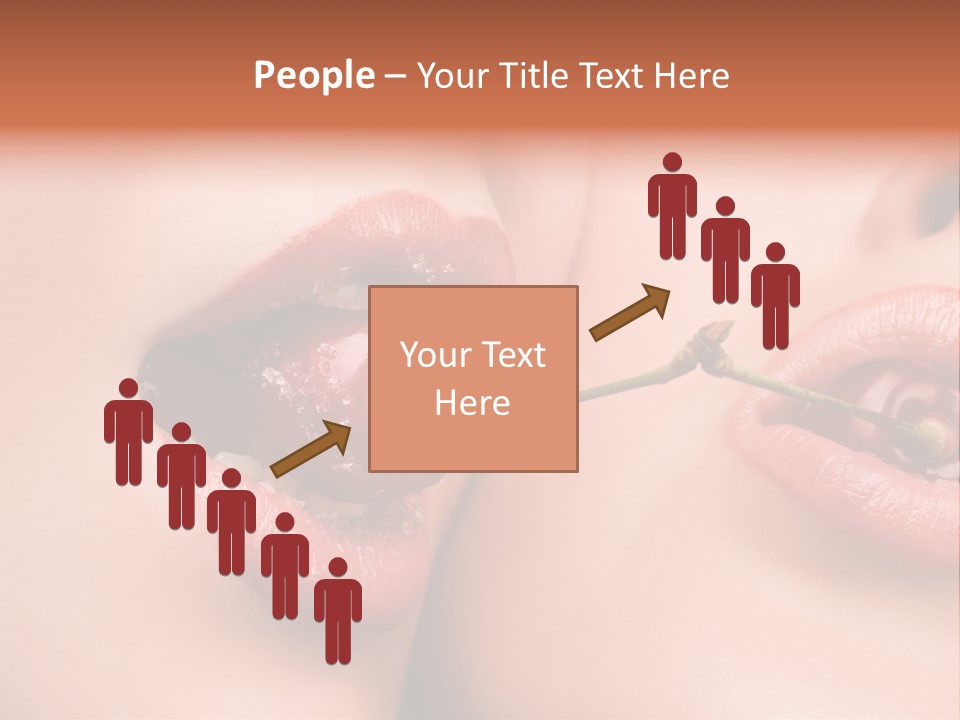 Sensuality Woman Babe PowerPoint Template