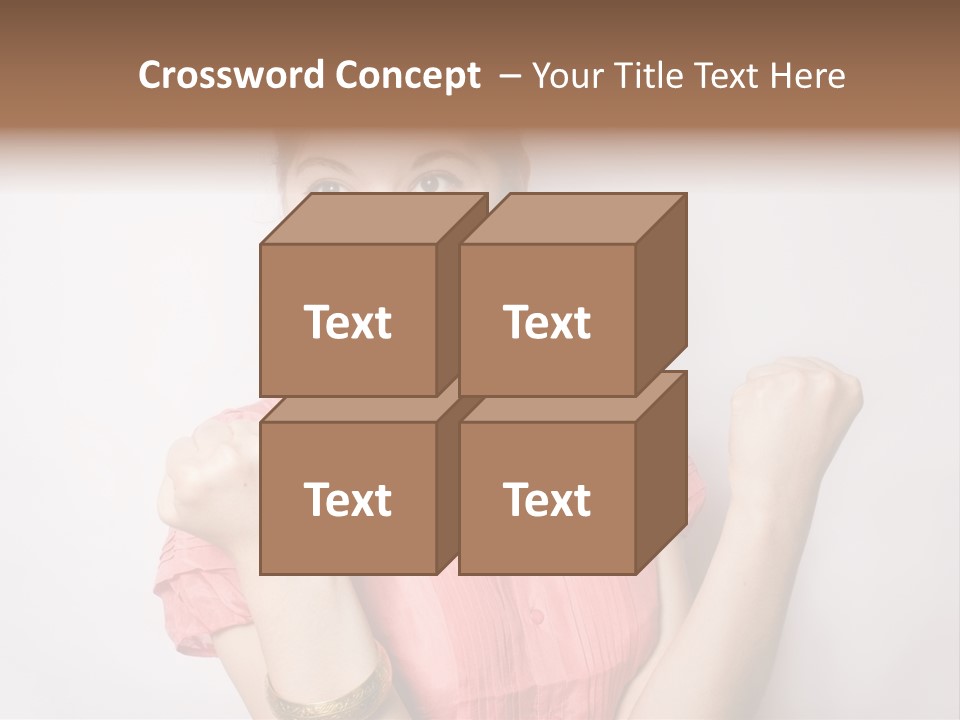 Businesswoman Female Color PowerPoint Template