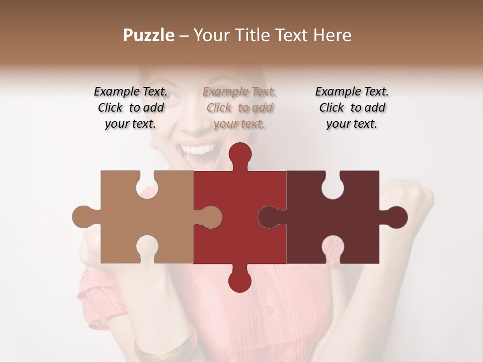 Businesswoman Female Color PowerPoint Template