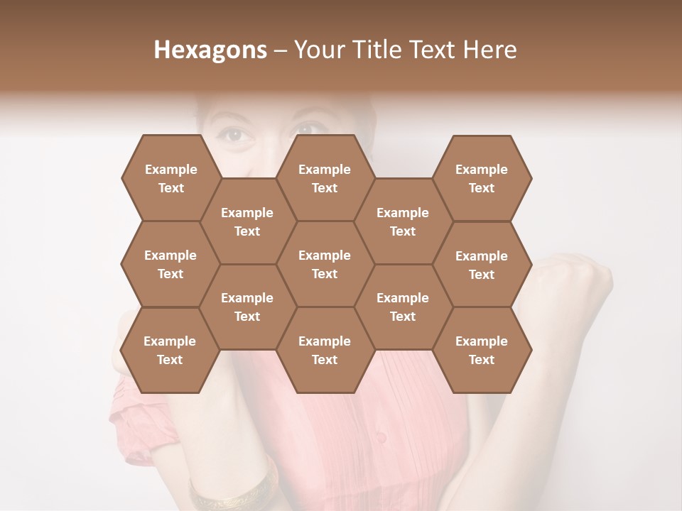 Businesswoman Female Color PowerPoint Template