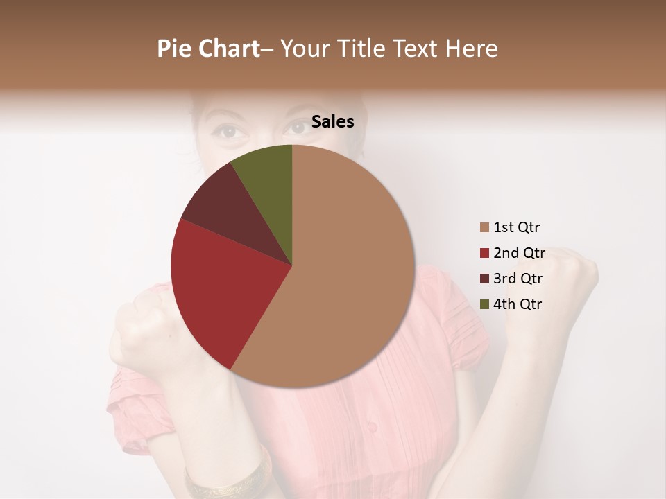 Businesswoman Female Color PowerPoint Template