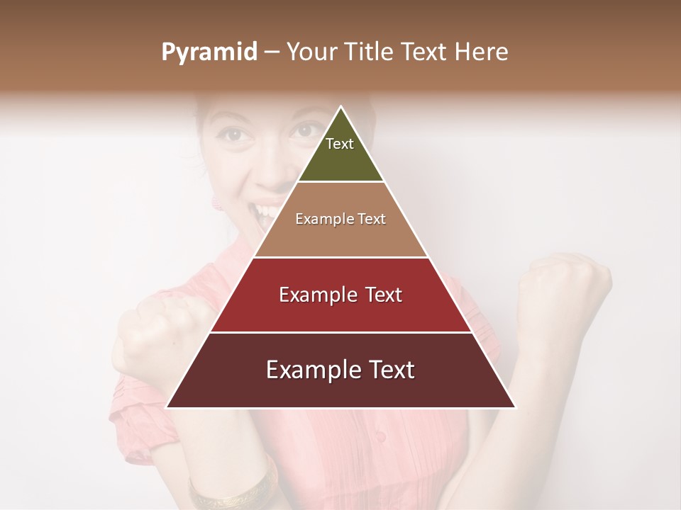 Businesswoman Female Color PowerPoint Template