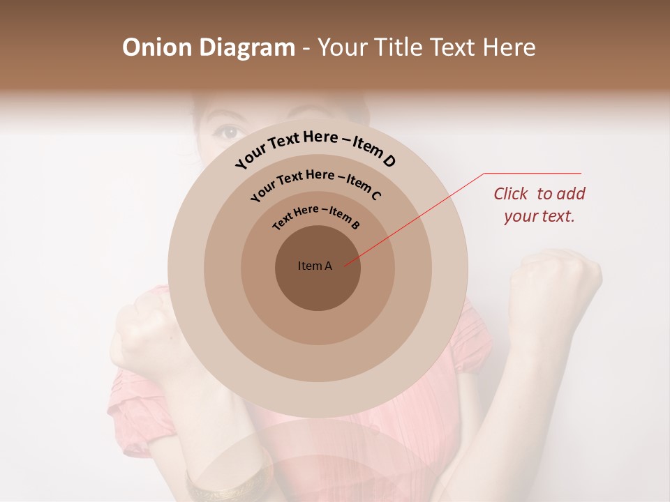 Businesswoman Female Color PowerPoint Template