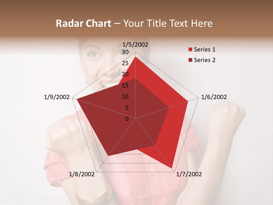 Businesswoman Female Color PowerPoint Template