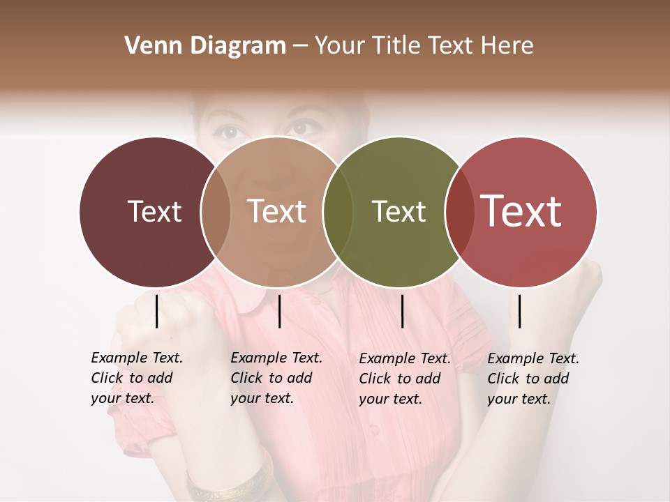 Businesswoman Female Color PowerPoint Template