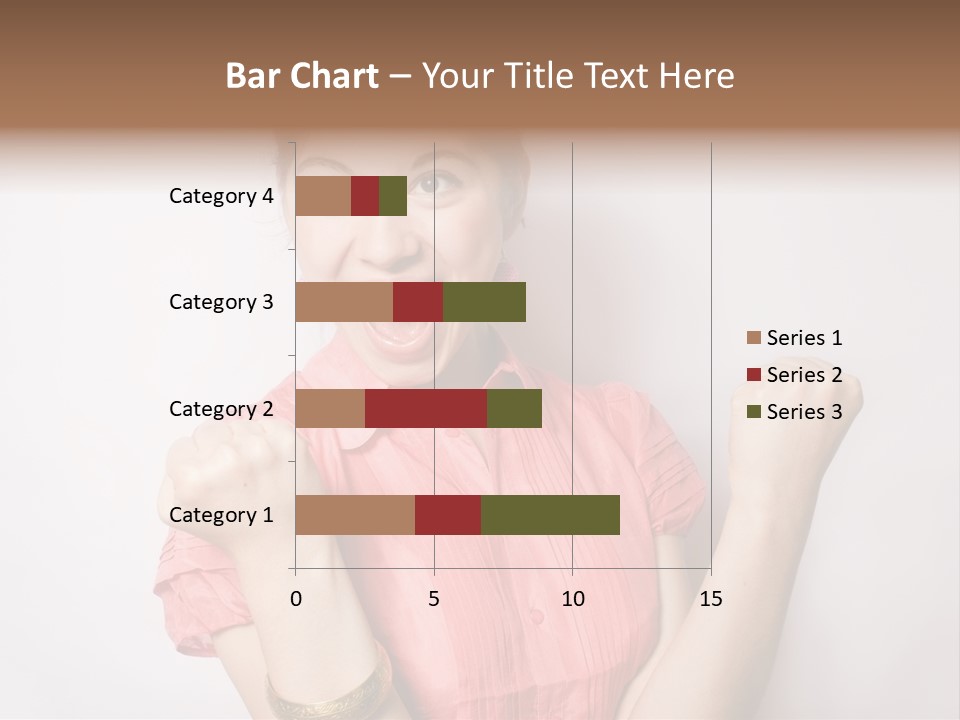 Businesswoman Female Color PowerPoint Template