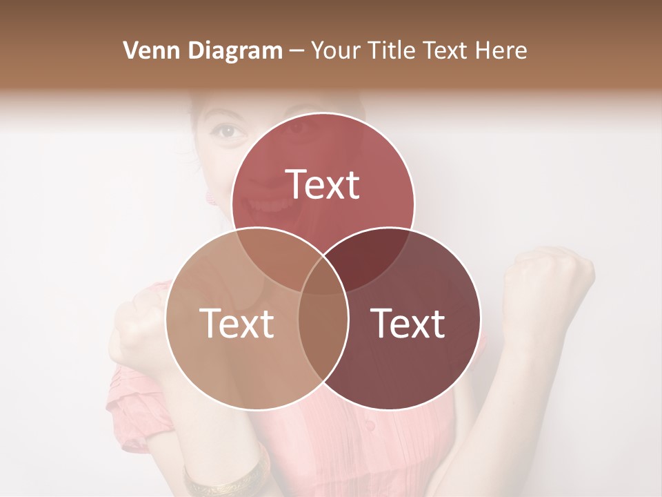 Businesswoman Female Color PowerPoint Template