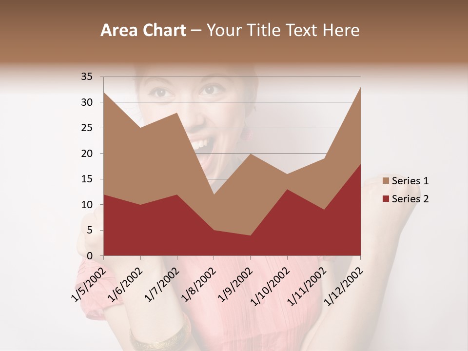 Businesswoman Female Color PowerPoint Template