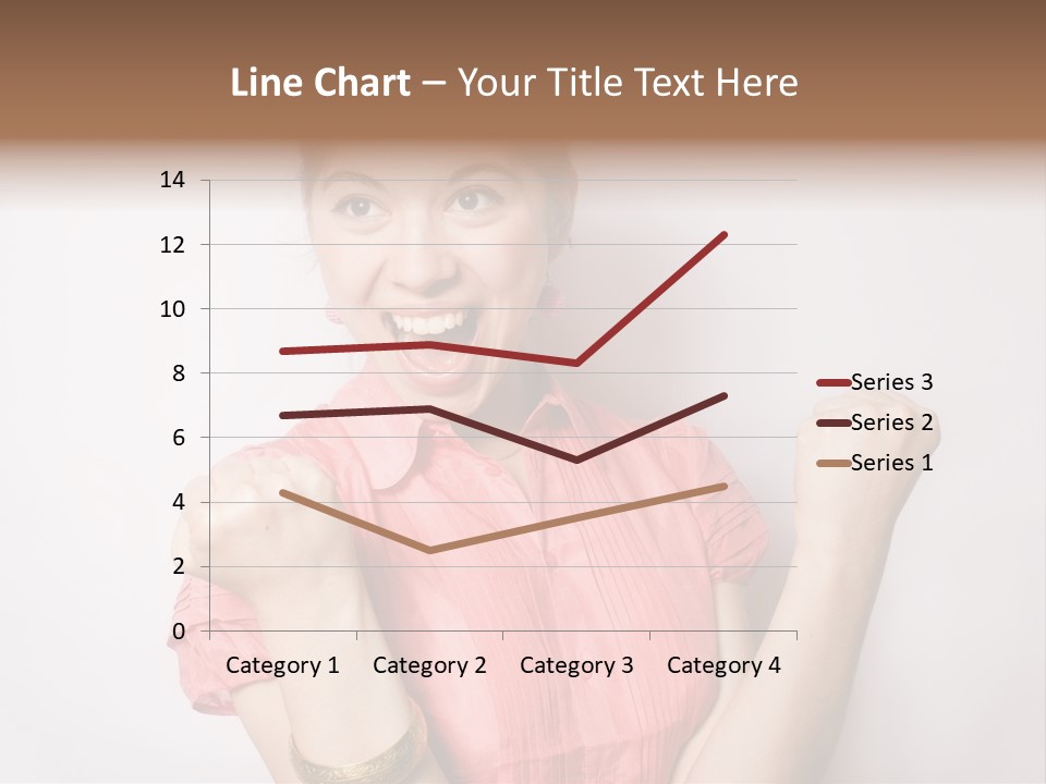 Businesswoman Female Color PowerPoint Template