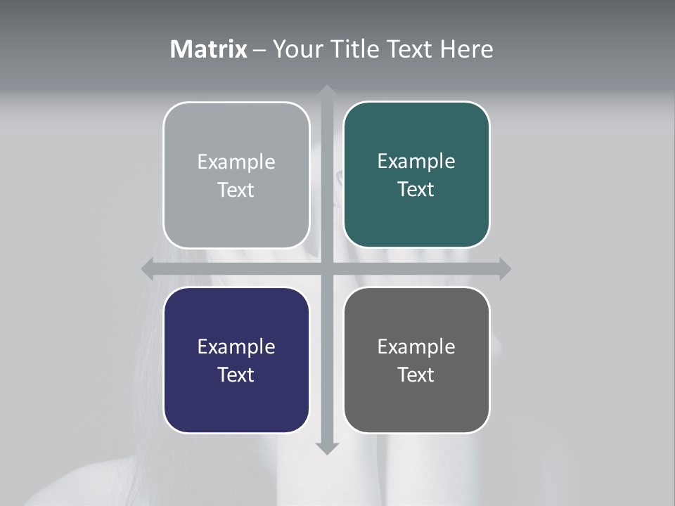 Panicked White Stress PowerPoint Template