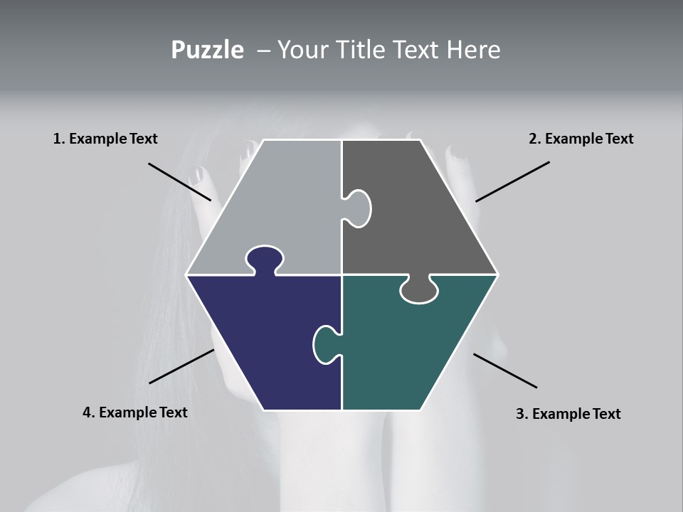 Panicked White Stress PowerPoint Template