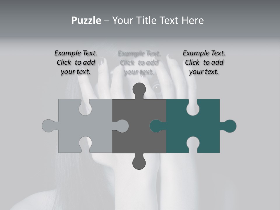 Panicked White Stress PowerPoint Template