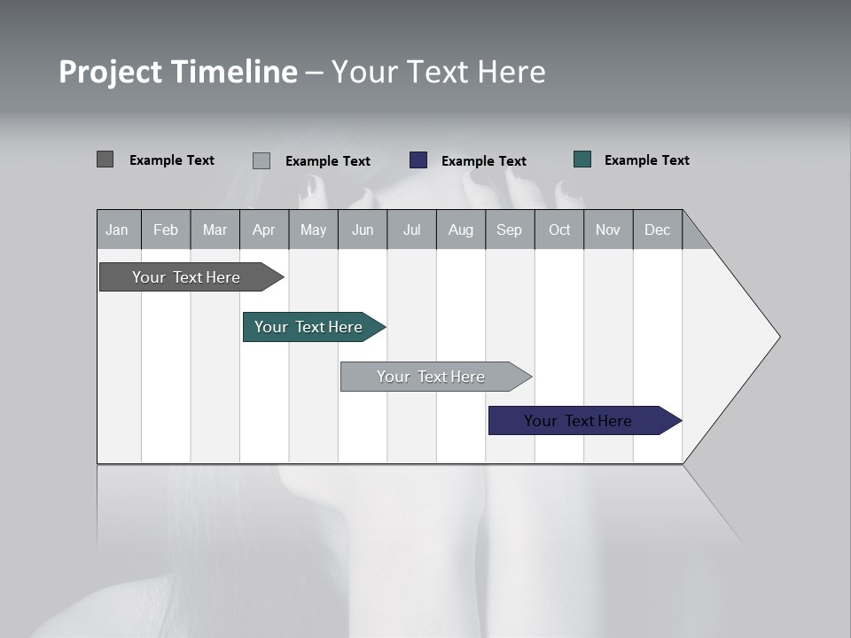 Panicked White Stress PowerPoint Template