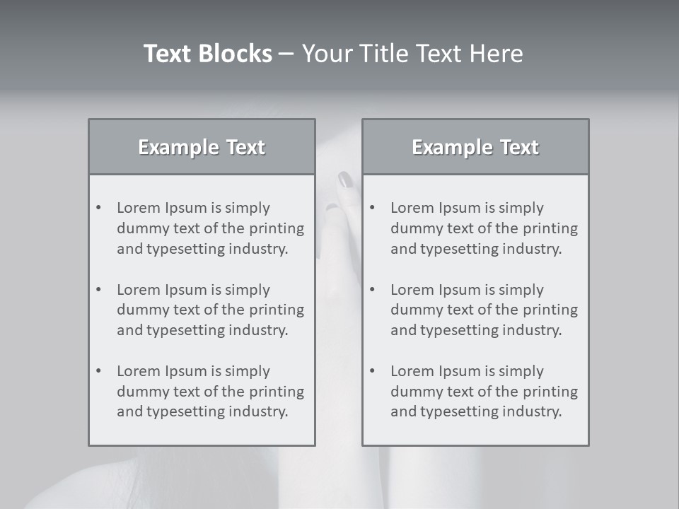 Panicked White Stress PowerPoint Template
