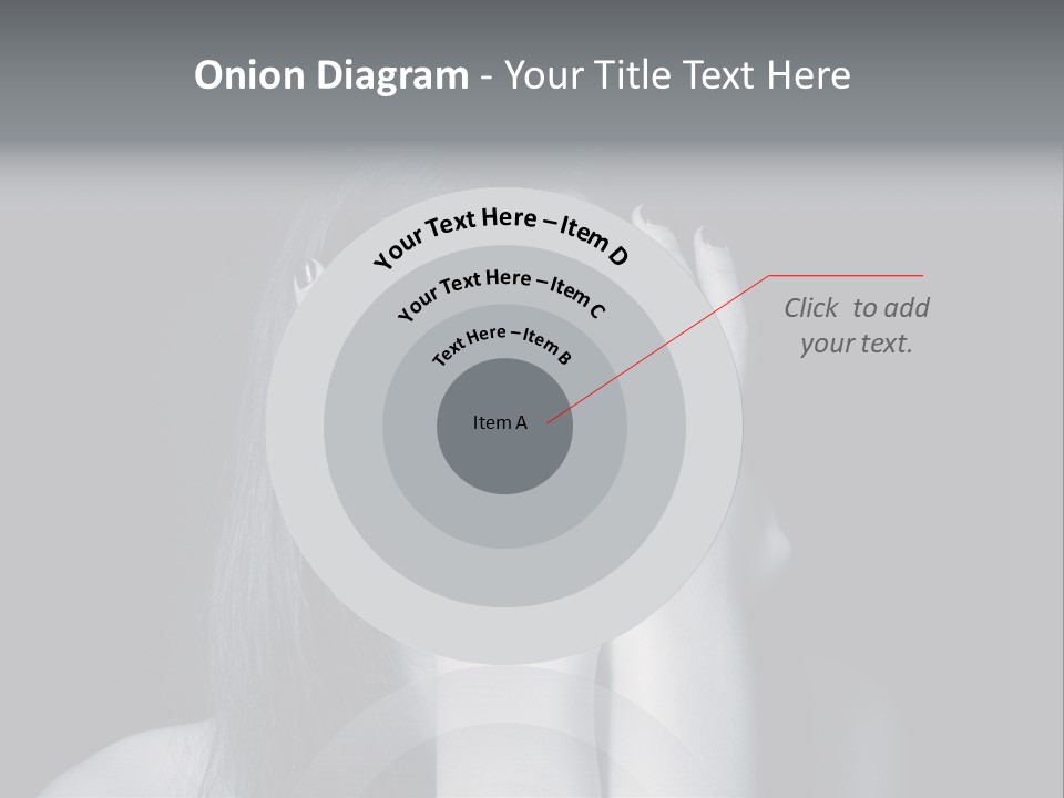 Panicked White Stress PowerPoint Template