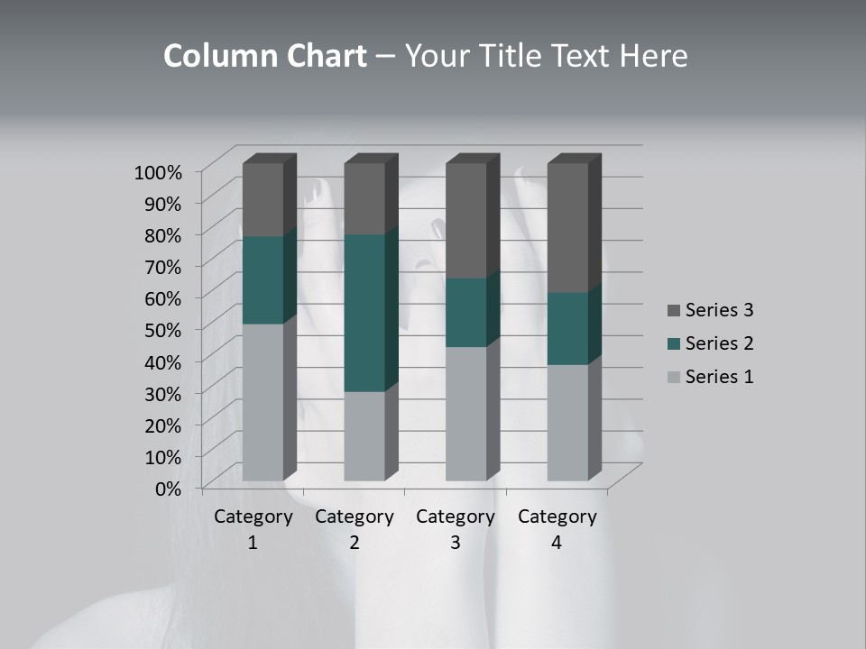 Panicked White Stress PowerPoint Template