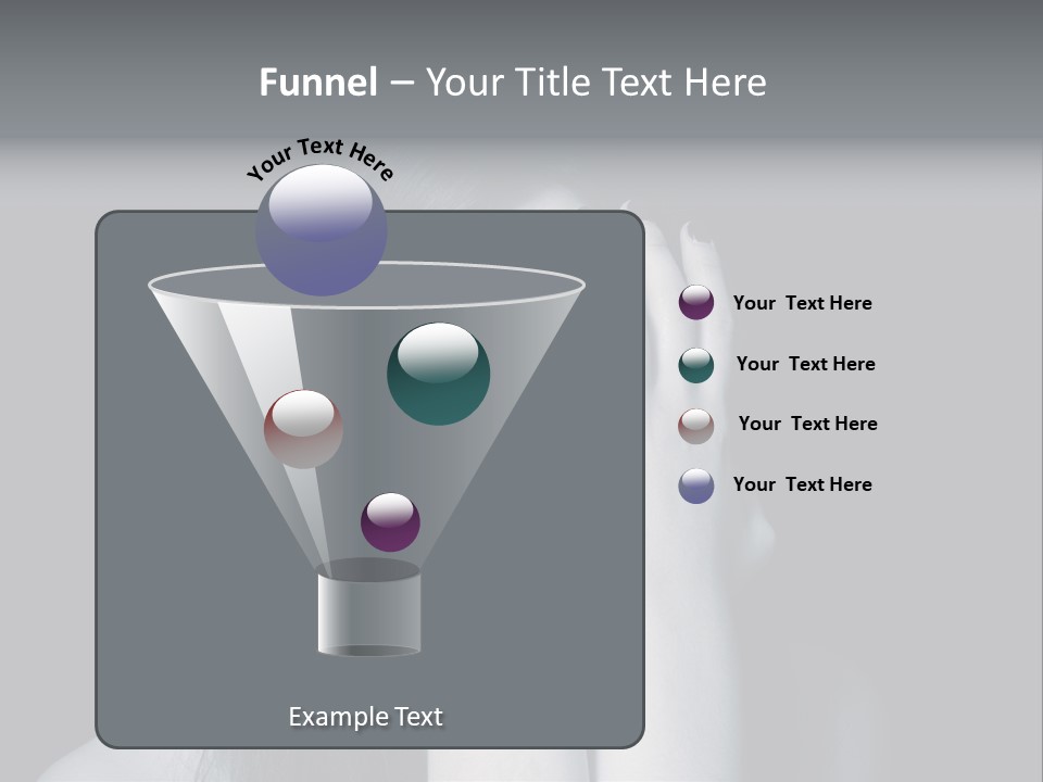 Panicked White Stress PowerPoint Template