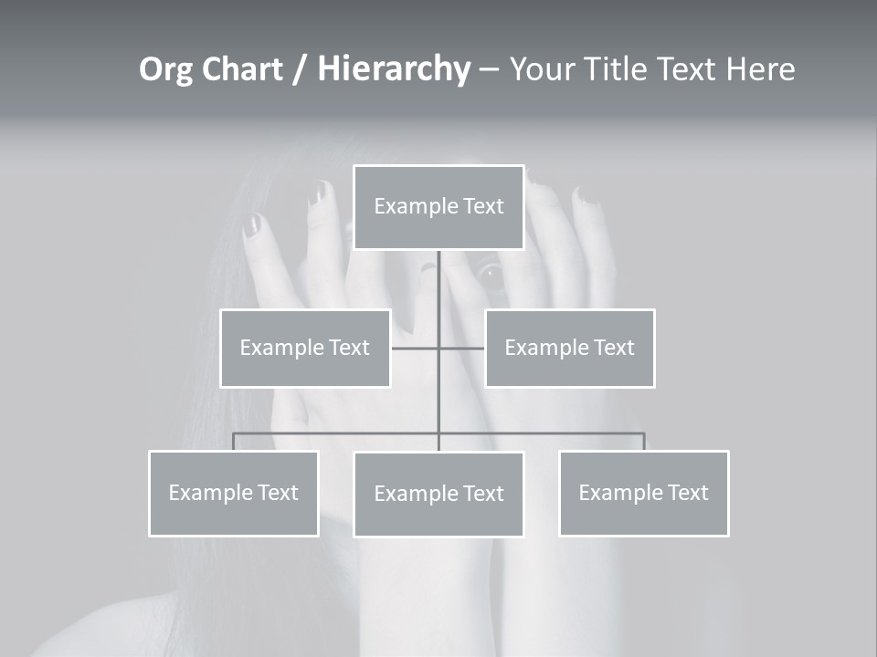 Panicked White Stress PowerPoint Template