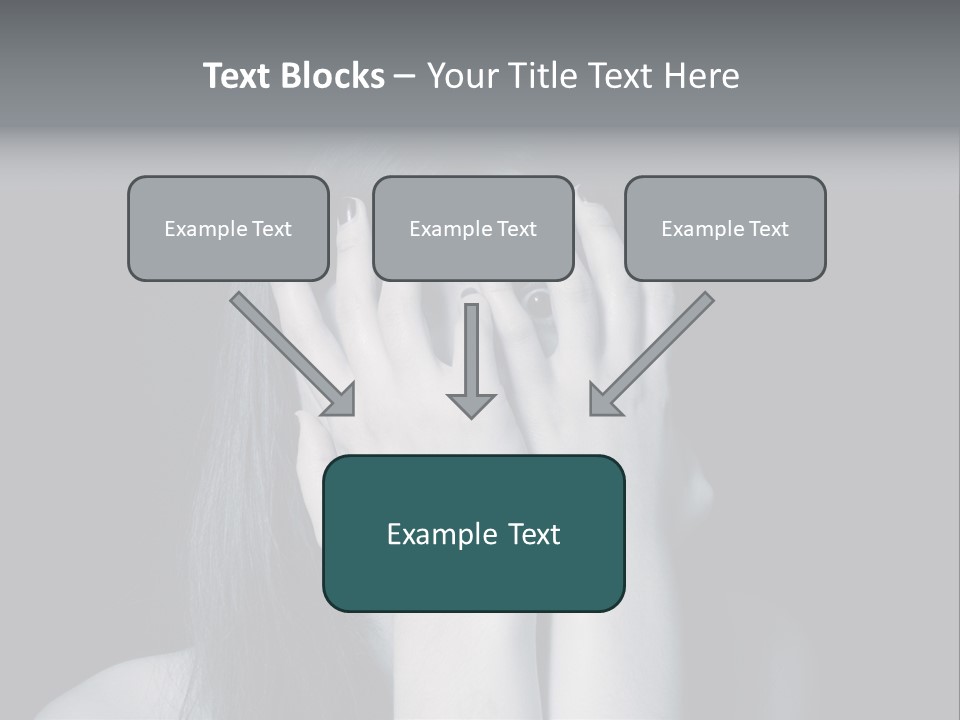 Panicked White Stress PowerPoint Template
