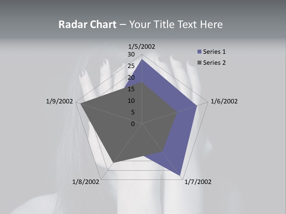 Panicked White Stress PowerPoint Template