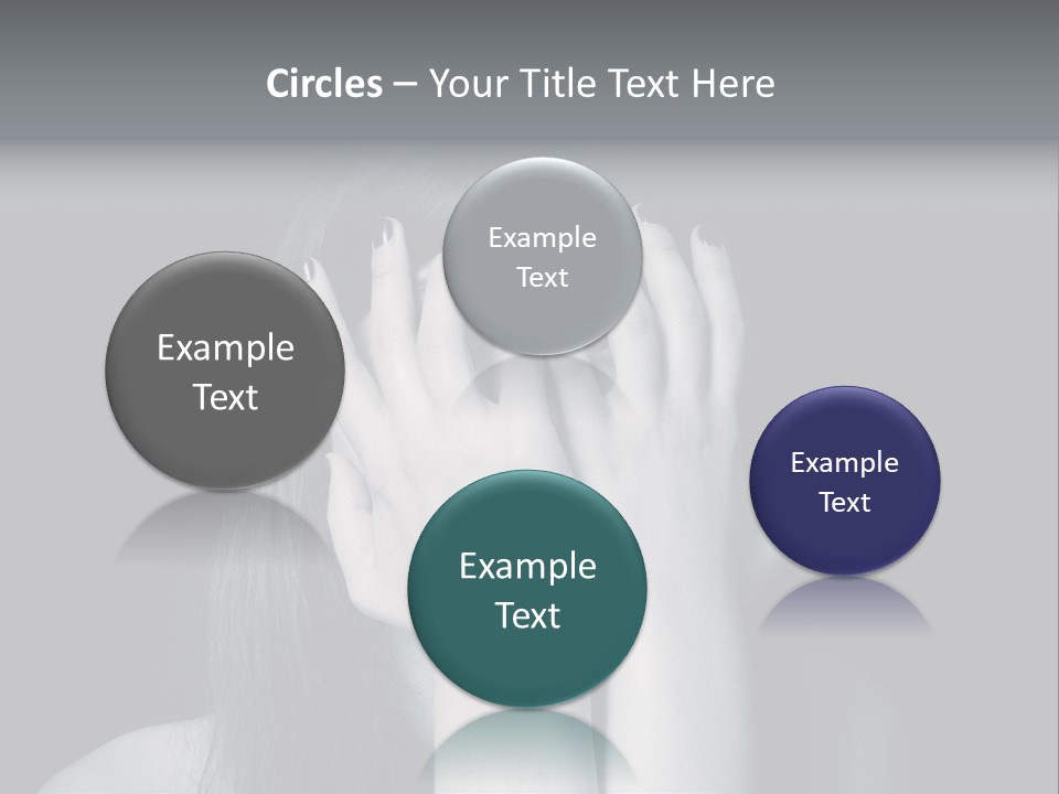 Panicked White Stress PowerPoint Template