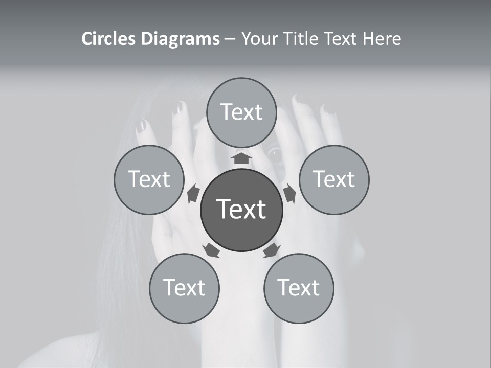 Panicked White Stress PowerPoint Template