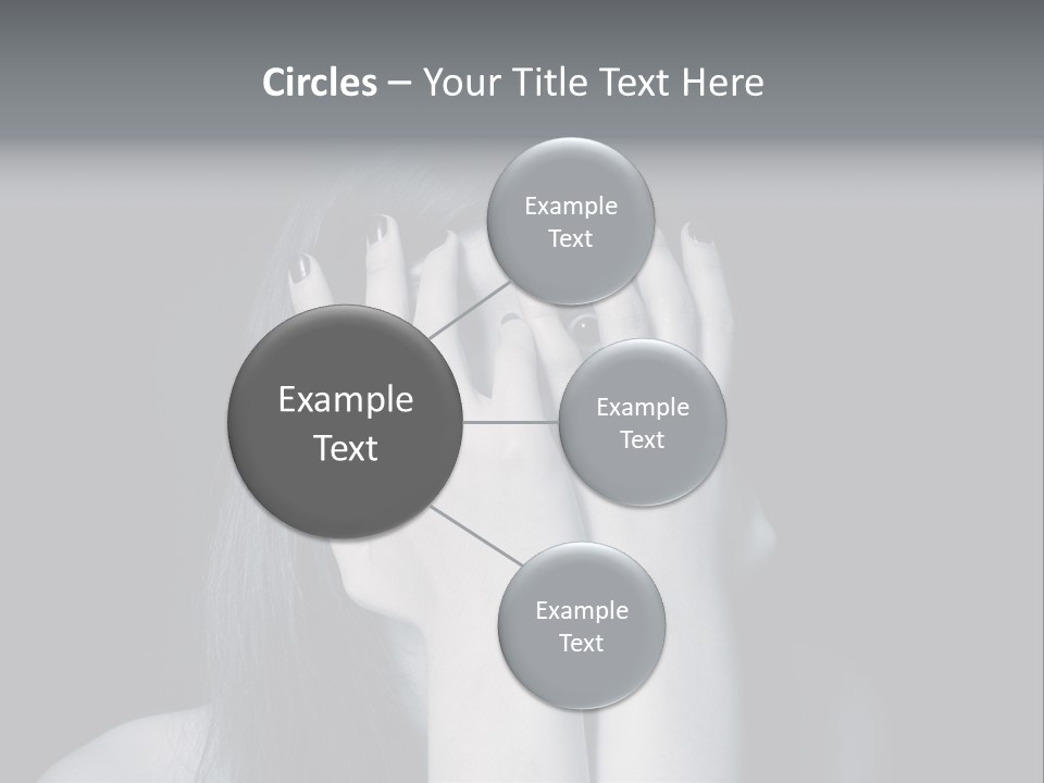 Panicked White Stress PowerPoint Template