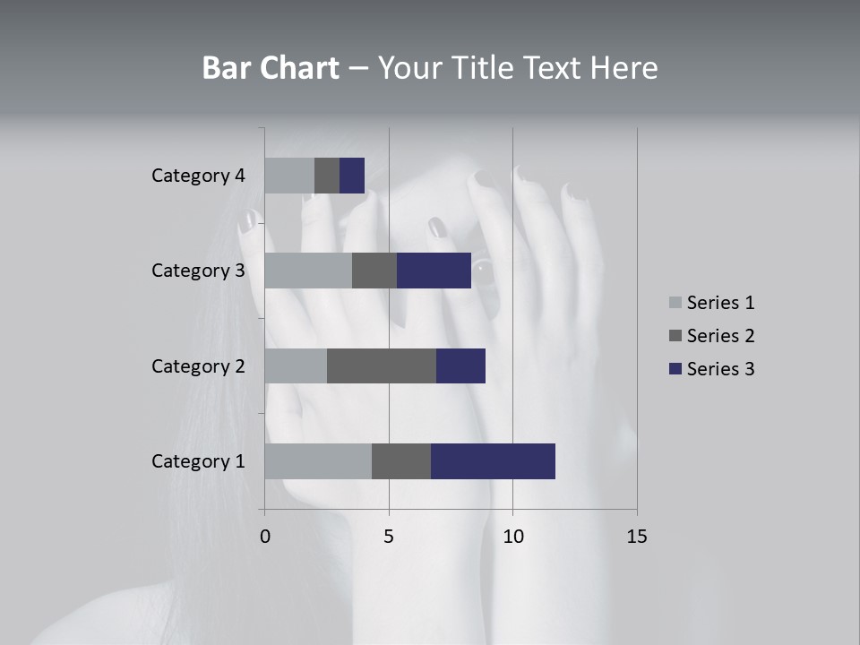 Panicked White Stress PowerPoint Template