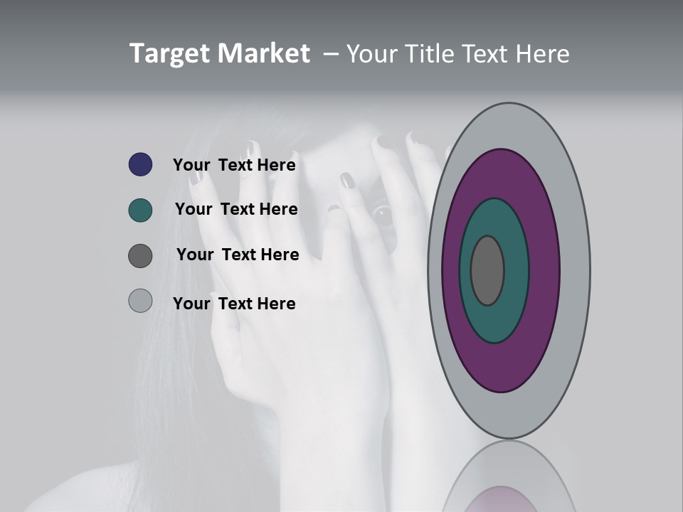 Panicked White Stress PowerPoint Template