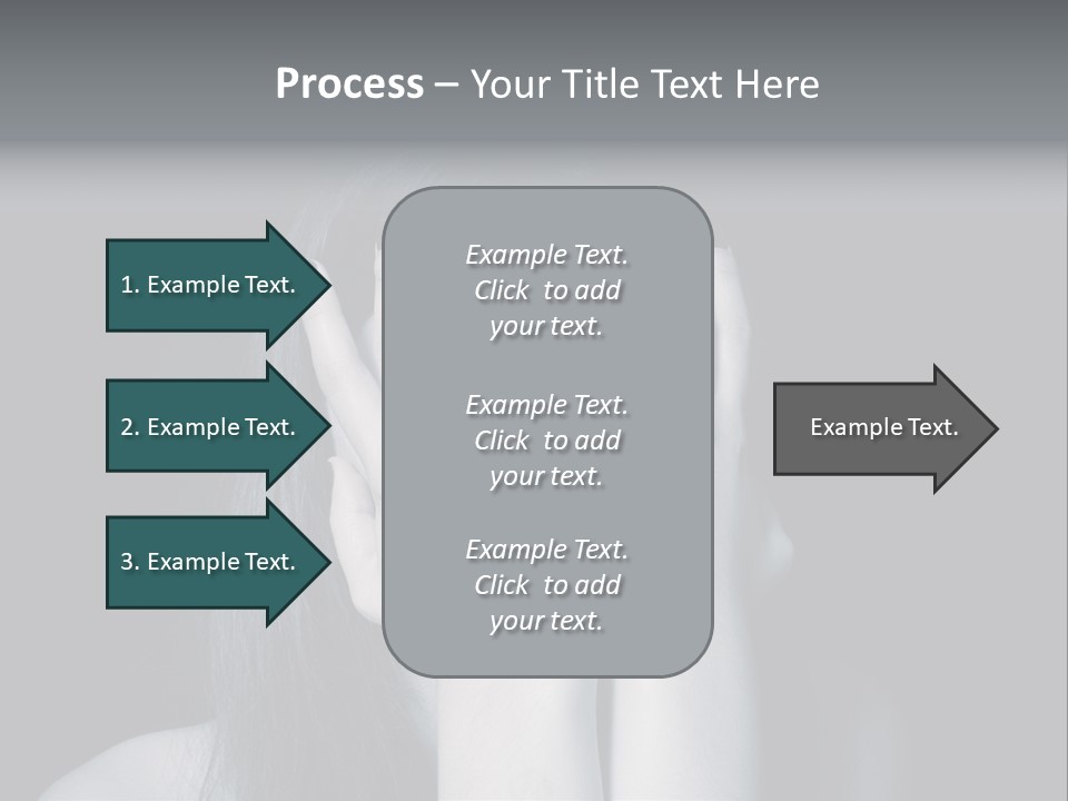 Panicked White Stress PowerPoint Template