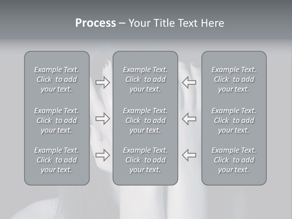 Panicked White Stress PowerPoint Template