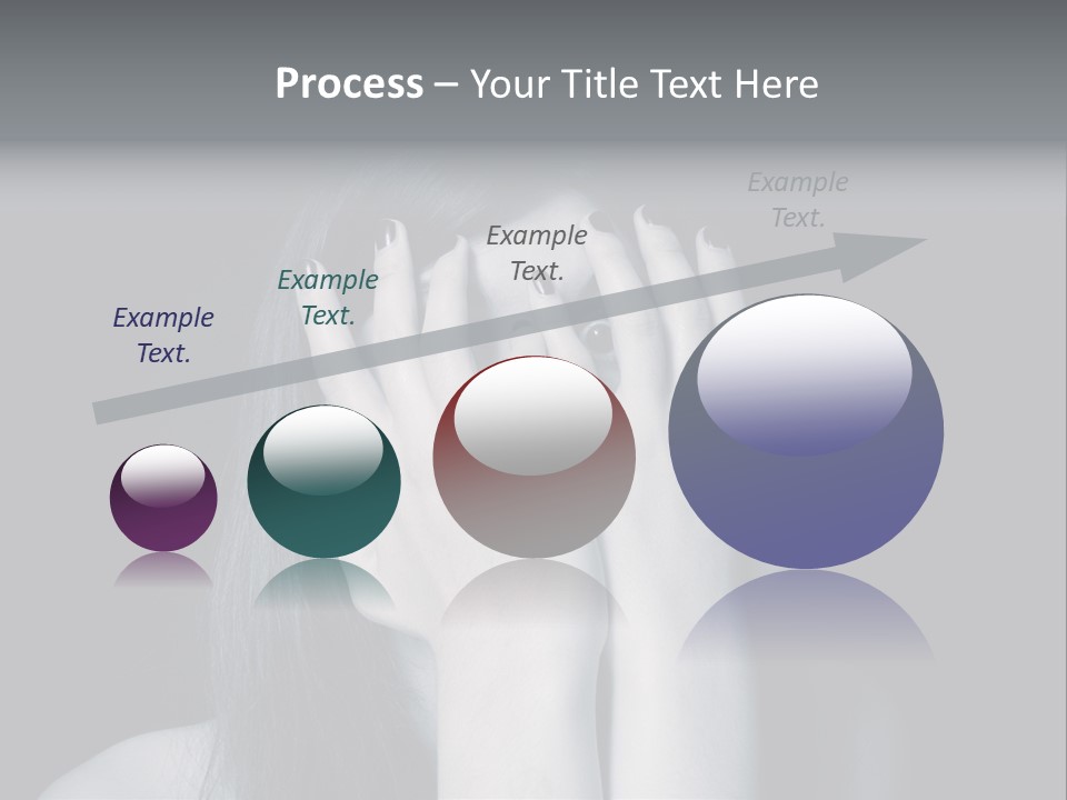 Panicked White Stress PowerPoint Template