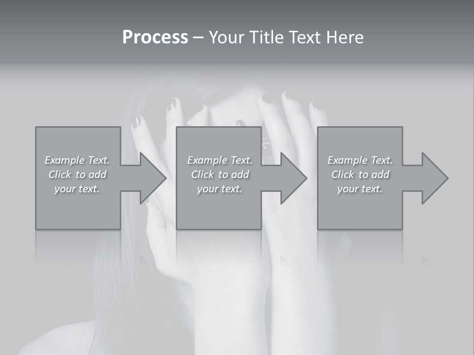 Panicked White Stress PowerPoint Template