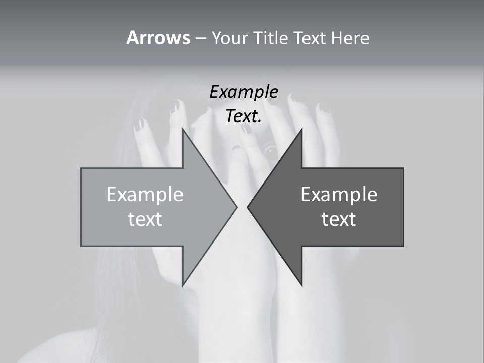 Panicked White Stress PowerPoint Template
