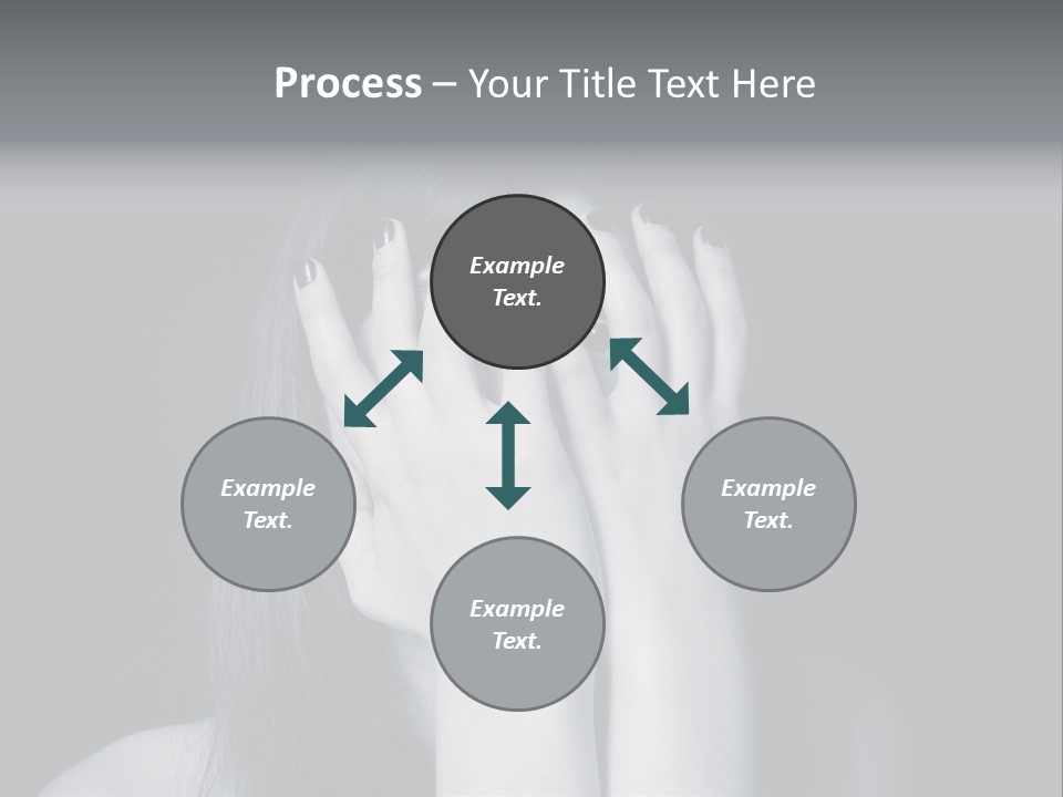 Panicked White Stress PowerPoint Template