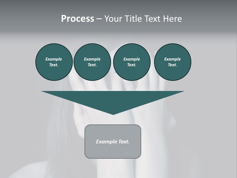 Panicked White Stress PowerPoint Template