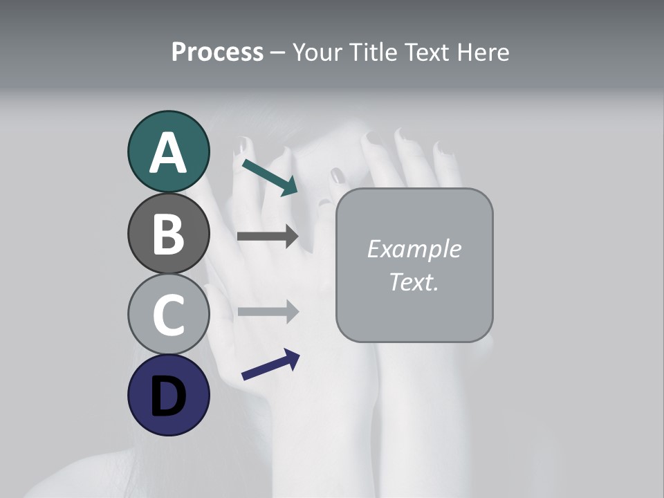 Panicked White Stress PowerPoint Template