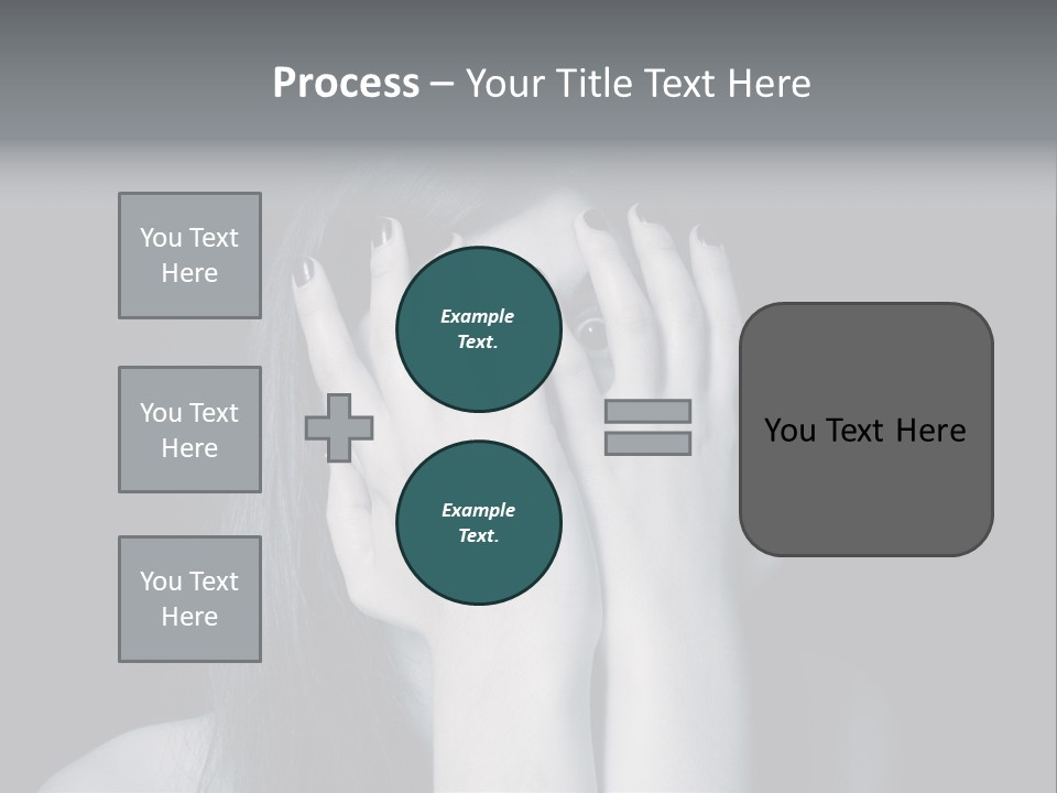 Panicked White Stress PowerPoint Template
