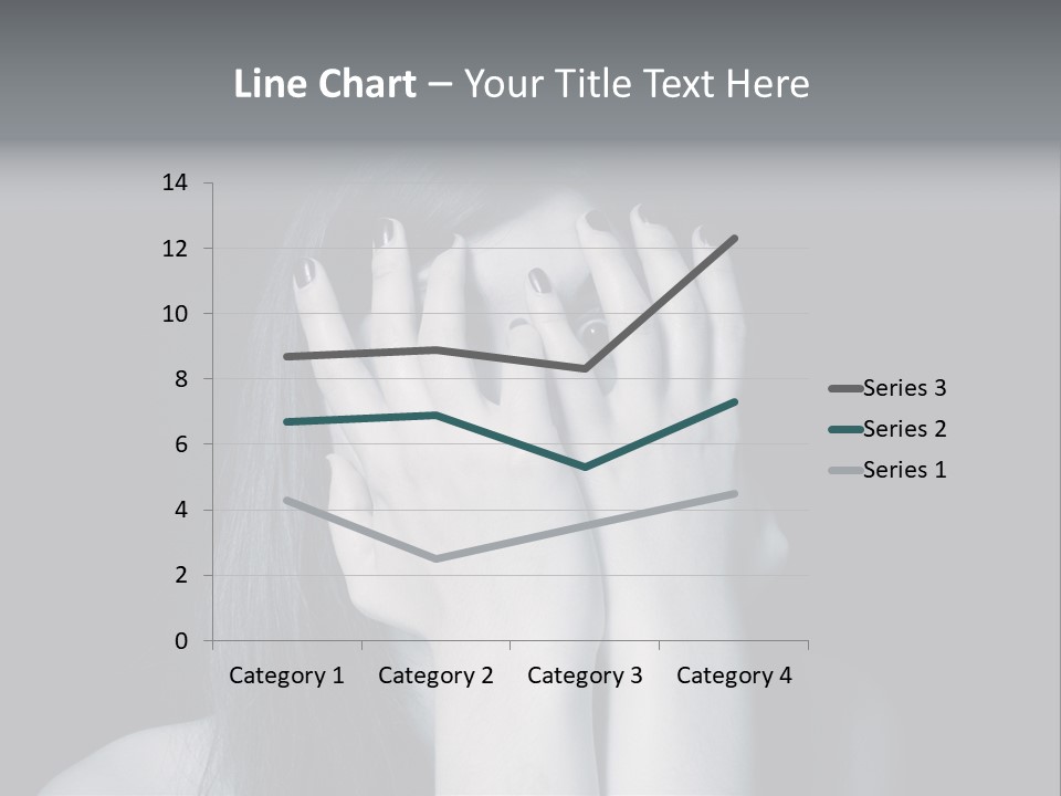 Panicked White Stress PowerPoint Template