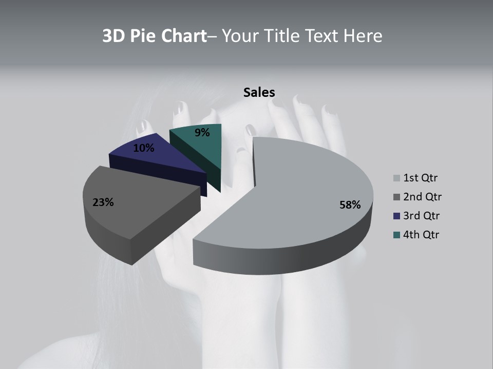 Panicked White Stress PowerPoint Template