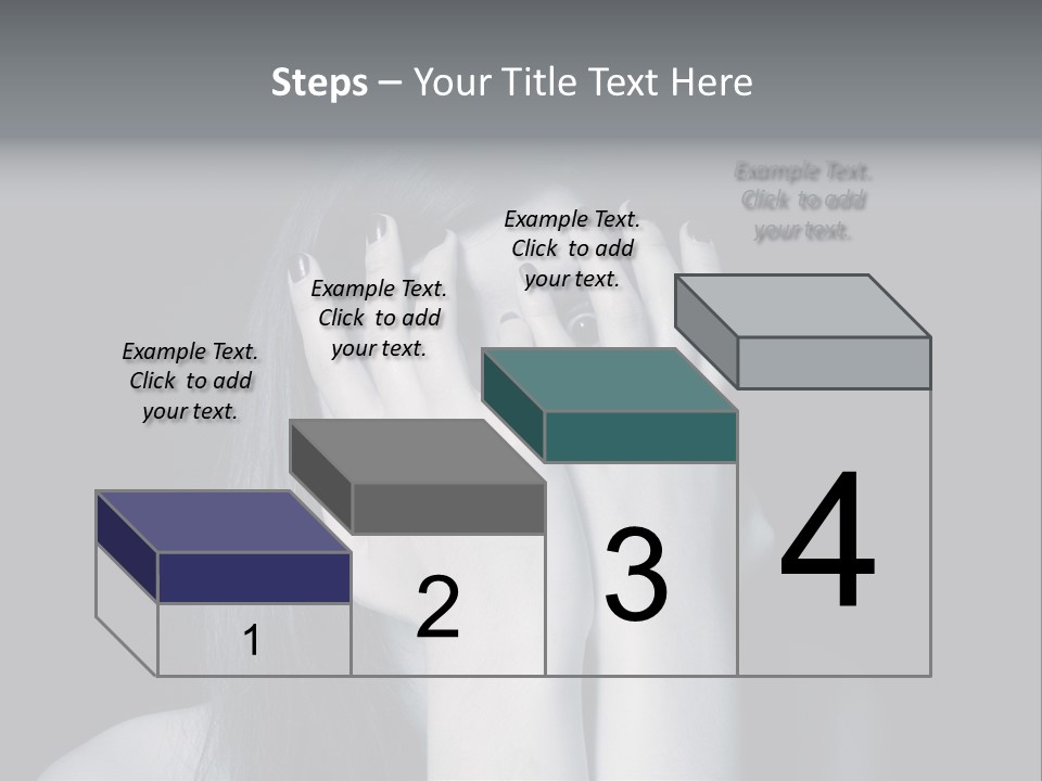 Panicked White Stress PowerPoint Template