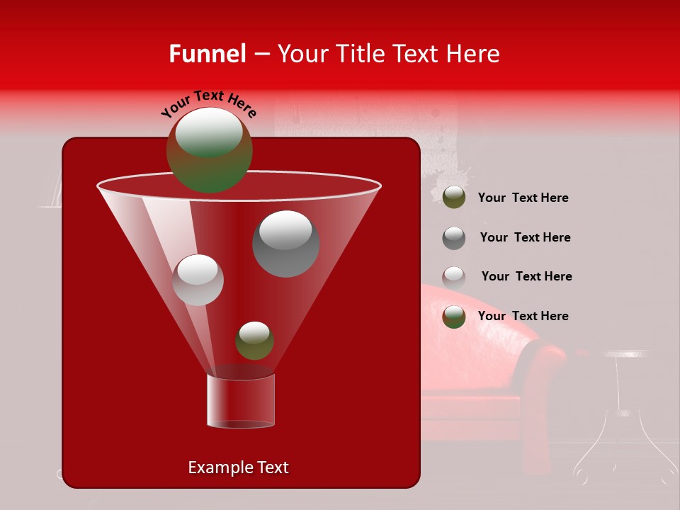 Red Couch PowerPoint Template